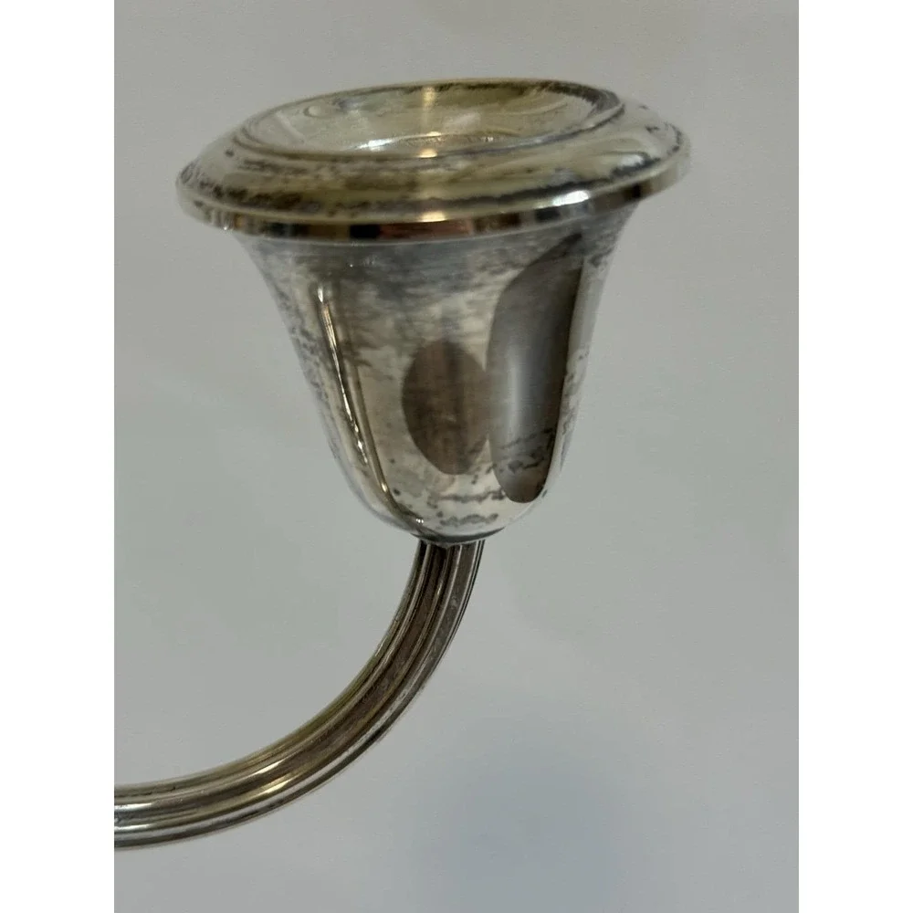 Vintage Gorham Sterling Silver three light candleabra